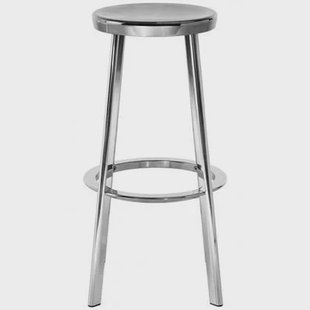 Magis Déjà -vu barkruk large gepolijst aluminium