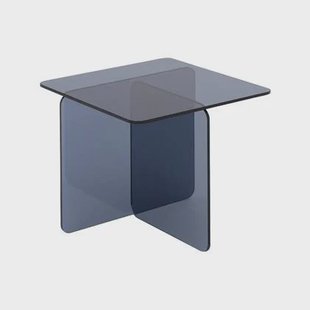 Goossens Salontafel Davey in Smokey black glas