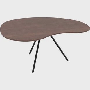 Goossens Salontafel Saya in Eiken soft touch lak notenkleur