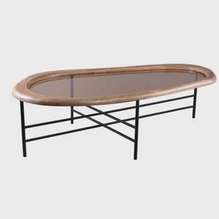 PTMD Neelix Natural Rubberwood Organic Coffeetable L