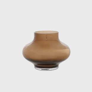 Vase The World - Ruvuma S taupe Ø20 x H15 cm