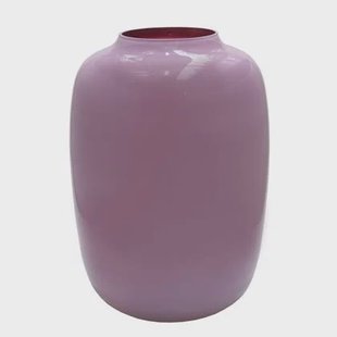 Vase The World - Artic M light pink Ø25 x H35 cm