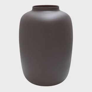 Vase The World - Artic M matte earth Ø25 x H35 cm