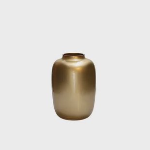 Vase The World - Artic XS gold Ø17 x H24 cm