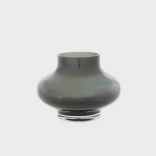 Vase The World - Ruvuma S grey Ø20 x H15 cm