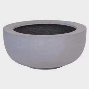 Vase The World Ducos S grey Ø33 x H15 cm-2 St