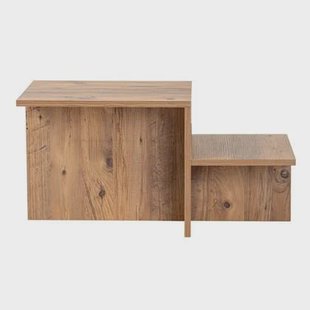 Giga Meubel - Salontafel Rechthoek Naturel - 80x40x40cm - Harmony