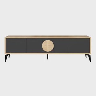 Calicosy - TV-Meubel Vae - 180 cm - Eikenlook | Grijs