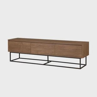 Giga Meubel - Tv-meubel Walnoot Hout - 180x40x50cm - Milo