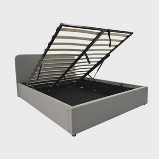 Calicosy - Bed met opbergruimte Livy - 205 cm - Grijs