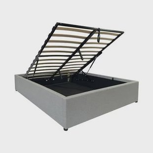 Calicosy - Bed met opbergruimte Romy - 204 cm - Grijs
