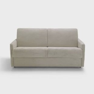 Calicosy - Slaapbank 3-zits in geribbeld fluweel Cosenza - Ecru