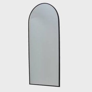 Giga Meubel - Staande Spiegel - Zwart Metaal - 80x3x160cm - Bowie