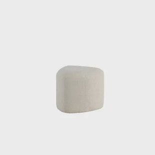 Svea - Troy poef - teddy - wit Svea - Troy poef - teddy - wit