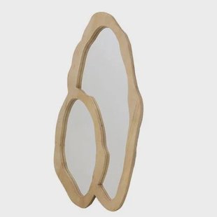 Giga Meubel - Spiegel Organisch - Naturel Mangohout - 57x4x108cm - Christa