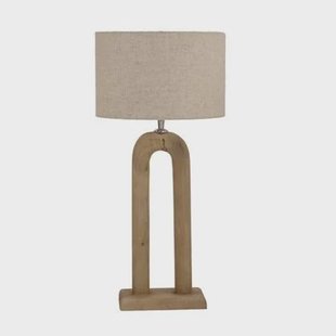 Giga Meubel - Tafellamp Naturel 80cm - Mangohout - Micky