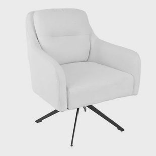 Giga Meubel - Fauteuil Beige Draaibaar - Stof - Matthias Giga Meubel - Fauteuil Beige Draaibaar - Stof - Matthias