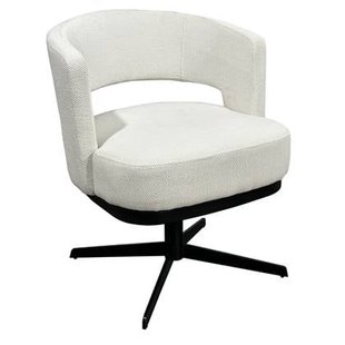 DÉJA Living - Eetkamerstoel Beige - Design - Stof|Metaal - Louis - Set van 2