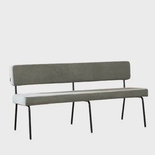 Bronx71 Scandinavische eetkamerbank Espen groen gerecyclede stof 160