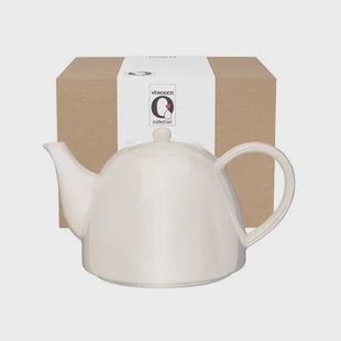 vtwonen Theepot - Theekan van Porselein - Parelmoer - Servies - 1800ml vtwonen Theepot - Theekan van Porselein - Parelmoer - Servies - 1800ml