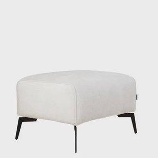 Bronx71 Scandinavische hocker Vegas off white stof gemêleerd