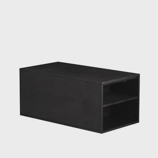 Bronx71 Salontafel Jaxx zwart eiken 88x46 cm