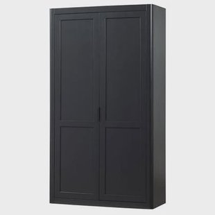 WOOOD Gunnar Opbergkast - Grenen - Matzwart|Mud - 217x120x48