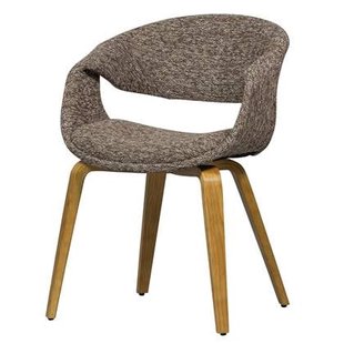 WOOOD Yossi Eetkamerstoelen Houten Naturel Poot - Bruin - Set van 2 WOOOD Yossi Eetkamerstoelen Houten Naturel Poot - Bruin - Set van 2