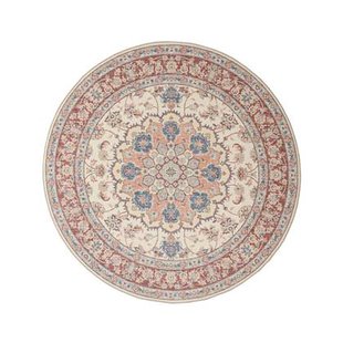 Heritaged Rond Vintage buitenkleed - Valenca Nova crème|rood - 230 cm