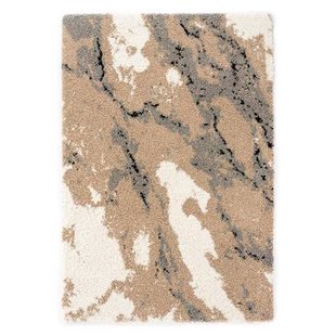 Boho&me Hoogpolig vloerkleed Marble Artisan - beige - 280x380 cm