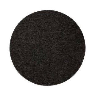 Tapeso Rond vloerkleed Lush - antraciet - 100 cm