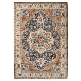 Heritaged Vintage buitenkleed - Valenca Fino goud|blauw - 160x230 cm