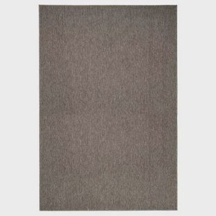 Tapeso Laagpolige loper Lush - taupe|lichtgrijs - 100x300 cm