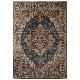 Heritaged Vintage buitenkleed - Valenca Brio beige|blauw - 80x150 cm