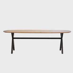 DÉJA Living - Eettafel Deens Ovaal Eikenhout - 240x90x76cm - Nils