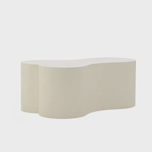 DÉJA Living - Salontafel Wit Eco Composiet - 100x70x41cm - Marly