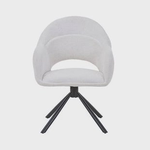 DÉJA Living - Eetkamerstoel Beige - Draaibaar - Celeste - Set van 2