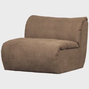 WOOOD Baggy 1-Zits Element - Bruin - Geweven Chenille - 81x91x101 WOOOD Baggy 1-Zits Element - Bruin - Geweven Chenille - 81x91x101