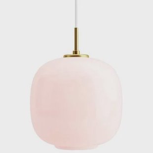 Louis Poulsen VL 45 Radiohus hanglamp Ø250 Brass|Glossy Pale Rose Louis Poulsen VL 45 Radiohus hanglamp Ø250 Brass|Glossy Pale Rose