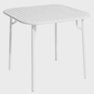 Week-end tuintafel 85x85 blauw