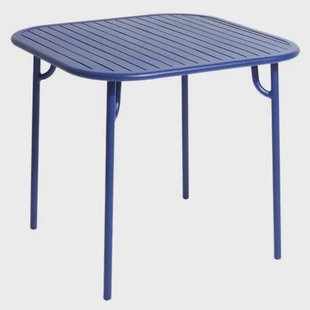 Week-end tuintafel 85x85 wit