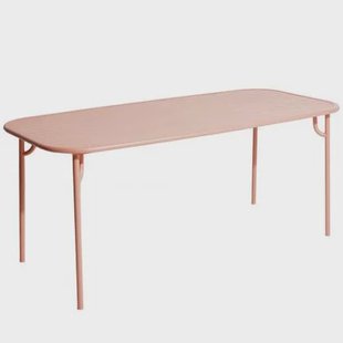 Petite Friture Week-end tuintafel 180x85 blush Petite Friture Week-end tuintafel 180x85 blush