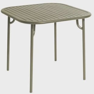 Week-end tuintafel 85x85 jade green