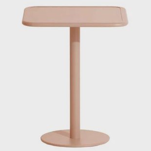 Week-end bistrotafel 60x60 H75 blush
