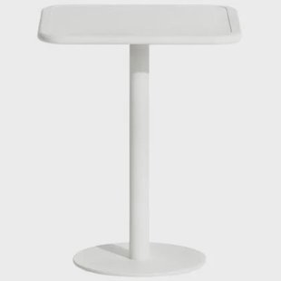 Week-end bistrotafel 60x60 H75 wit