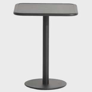 Week-end bistrotafel 60x60 H75 zwart