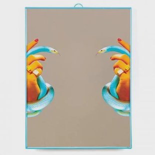 Toiletpaper spiegel large Hands with Snakes