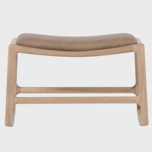 Dedo voetenbank Dakar Leather Stone 1436