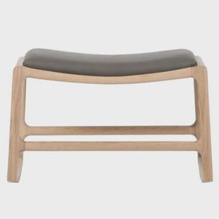 Dedo voetenbank Dakar Leather Grey 1258