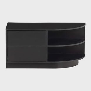 WOOOD Finca Tv-meubel Grenenhout - Rond Rechts